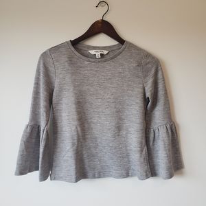 Ever New Peplum Sleeve Cropped Top